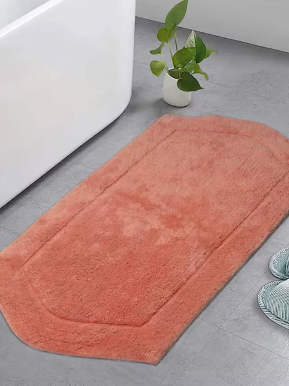 Waterford Collection 100% Cotton Tufted Bath Rug, NWT